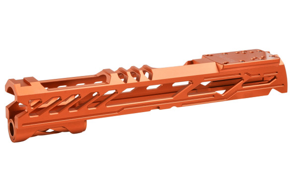 Dr. Black Tokyo Marui Hi Capa 5.1 GBB Optics Ready Slide Type Y (Aluminum, Orange)
