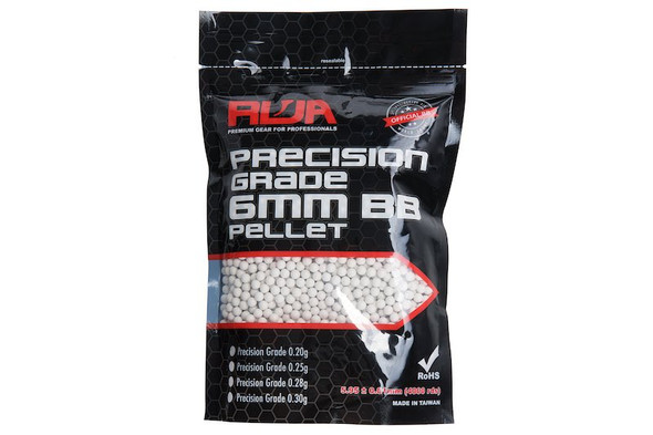 RWA 6mm Airsoft BBs Precision Grade 0.30g BBs (4000rds/bag)