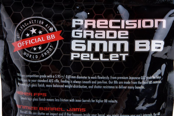 RWA 6mm Airsoft BBs Precision Grade 0.20g BBs (4000rds/bag)