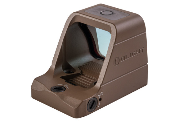 OLIGHT Osight Rechargeable Reflex Red Dot Sight (3 MOA with Magnetic Charging Cover) - FDE