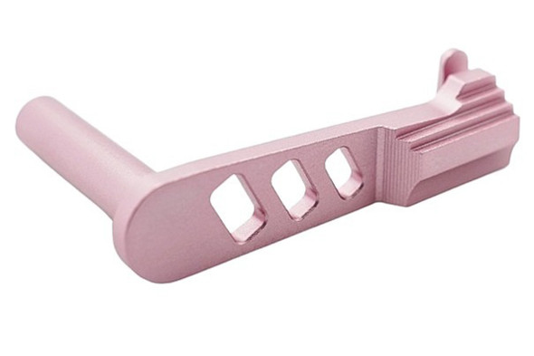 Dr. Black Tokyo Marui Hi Capa GBB Aluminum Slide Stop (Type A, Pink)