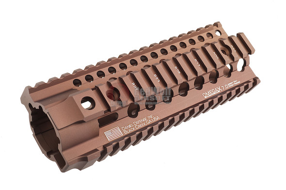 Madbull Daniel Defense Omega X Rail (7 Inch / Tan)
