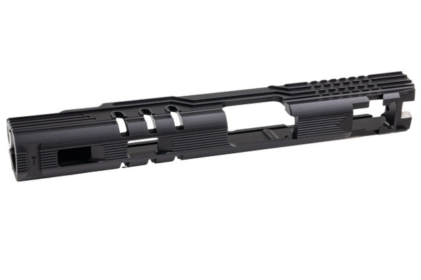 5KU Tokyo Marui Hi Capa 5.1 GBB LimCat Protector 5.1 Slide (CNC Aluminum) - Black