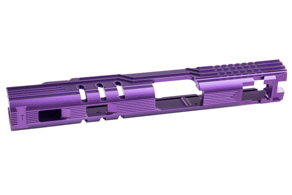 5KU Tokyo Marui Hi Capa 5.1 GBB LimCat Protector 5.1 Slide (CNC Aluminum) - Purple