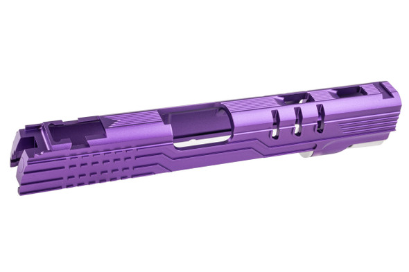 5KU Tokyo Marui Hi Capa 5.1 GBB LimCat Protector 5.1 Slide (CNC Aluminum) - Purple