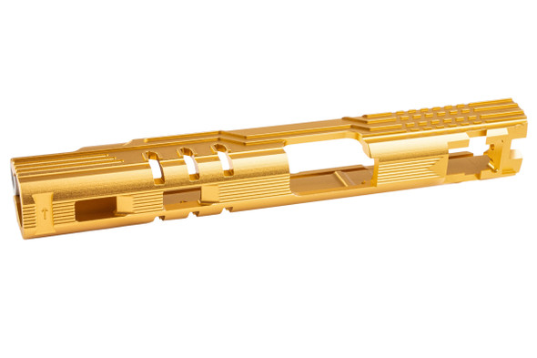 5KU Tokyo Marui Hi Capa 5.1 GBB LimCat Protector 5.1 Slide (CNC Aluminum) - Gold