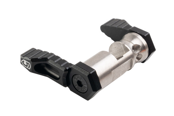 Revanchist Airsoft Tokyo Marui MWS GBBR 45 Degree Ambidextrous Selector (Stainless Steel, Type A , BK)