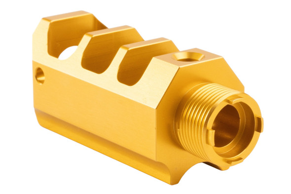 Revanchist Airsoft Tokyo Marui Hi Capa GBB Aluminum Open Slide Compensator - GD