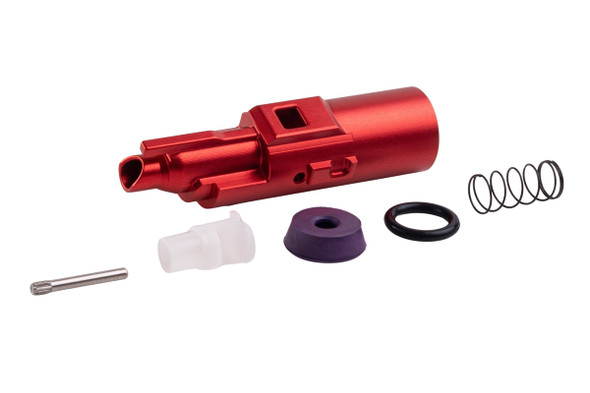 COWCOW Technology Tokyo Marui Hi-Capa GBB Series Power Up Aluminum Nozzle Set  - Red