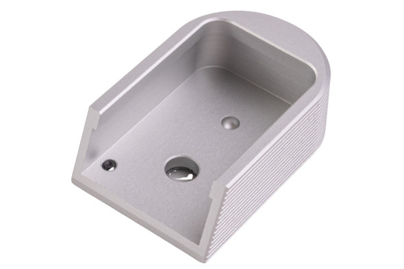 5KU KJ Shadow 2 GBB Mag Base (Aluminum, Type 2) - Silver