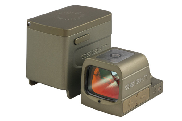 OLIGHT Osight S Multi Reticle Reflex Sight w/ Magnetic Charging Cover (2 MOA Dot & 32 MOA Circle) - OD