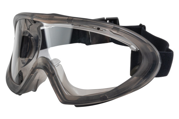 Pyramex Capstone Direct/Indirect Vent Safety Goggles with Gray Frame and Dual Clear Anti-Fog Lens