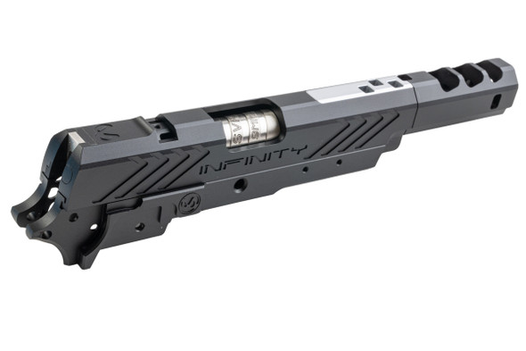 5KU Tokyo Marui Hi Capa GBB INF Style IMM 7inch Open Slide Kit (BK/SV)