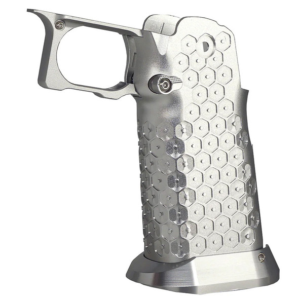 5KU Tokyo Marui Hi Capa GBB CNC Aluminum Grip (Type 12) - Silver