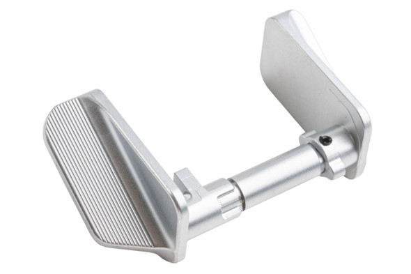 5KU KJ Shadow 2 / TS2 Airsoft Stainless Thumb Safety (Type F) - Silver