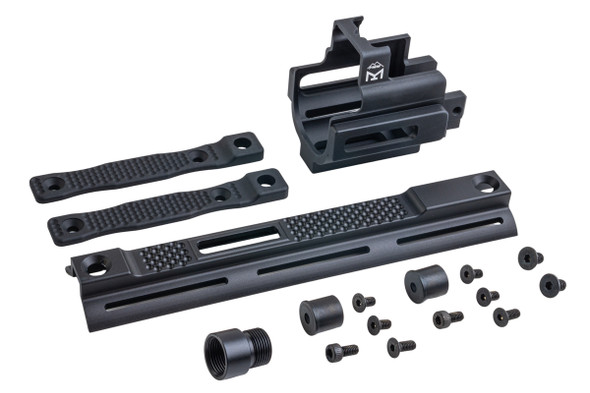 Airsoft Artisan Toyko Marui SCAR Series PM Style Scar M-Lok Front Set Kit - Black