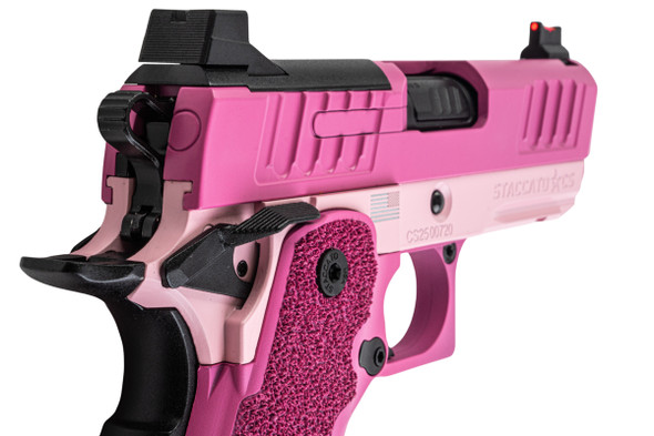 EMG Staccato Licensed CS Compact 2011 GBB Airsoft Pistol (Model: Master Grip / Standard / Green Gas) - PK