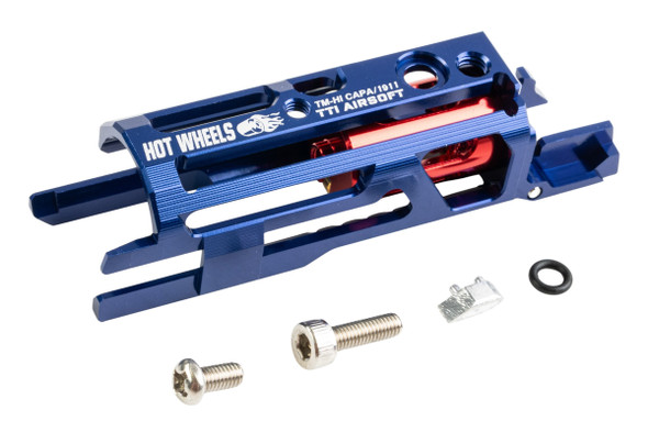 TTI Airsoft Tokyo Marui Hi Capa/1911 GBB Hot Wheels Zero Friction Lightweight Blowback Housing -Blue