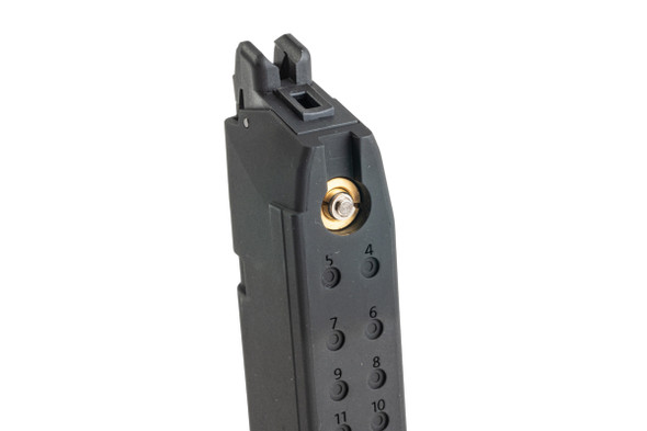 Guarder Tokyo Marui G17 Gen5 MOS GBB Light Weight Aluminum Magazine - Black