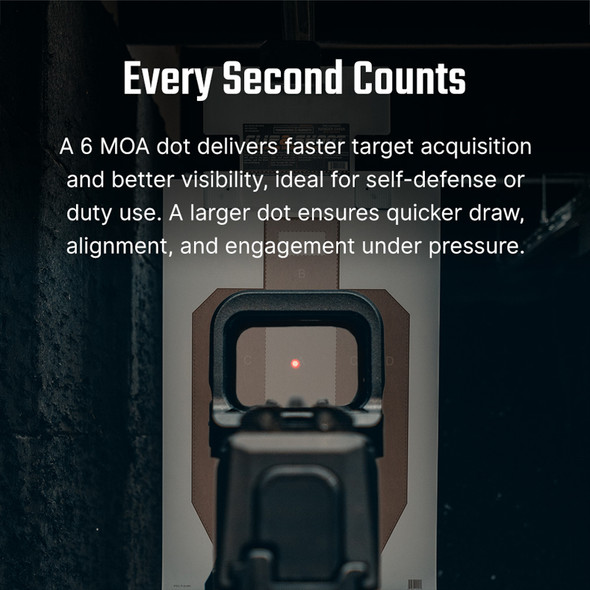 Osight K Open Reflex 6 MOA Red Dot Sight