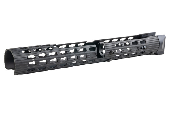 5KU VS-24 Aluminum AK Long Tubular Handguard for CYMA AK AEG Airsoft Series - BK