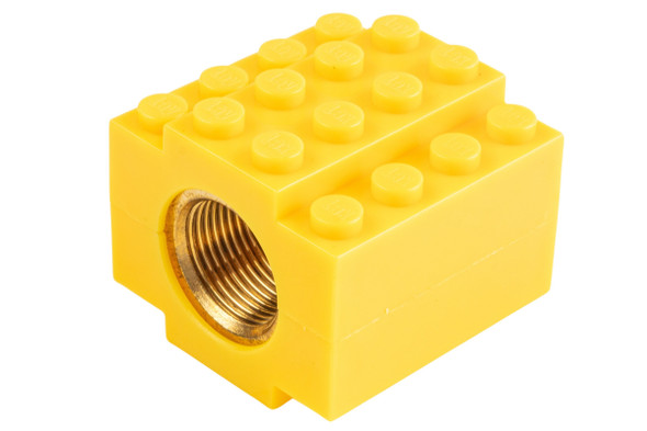 First Factory Block Flash Hider (14mmCCW - Yellow)