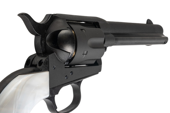 Marushin SAA .45 1st Gen. Late Civillian Gas Revolver (4.75 inch, Black Heavy Weight w/ Pearl Grip)