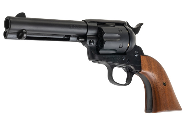 Marushin SAA .45 1st Gen. Late Civillian Gas Revolver (4.75 inch, Matt Black w/ Wood Grip)