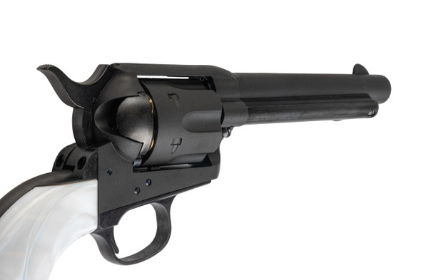 Marushin SAA .45 1st Gen. Late Artillary Gas Revolver (5.5 inch, Black Heavy Weight w/ Pearl Grip)