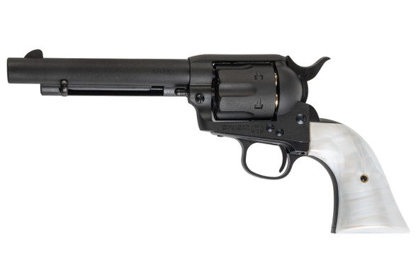 Marushin SAA .45 1st Gen. Late Artillary Gas Revolver (5.5 inch, Black Heavy Weight w/ Pearl Grip)