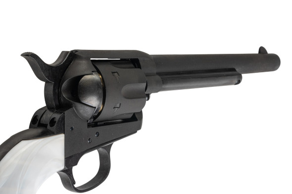 Marushin SAA .45 1st Gen. Late Cavalry Gas Revolver (7.5 inch, Black Heavy Weight w/ Pearl Grip)