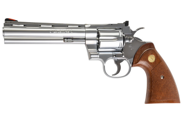 Tanaka Colt Python 6inch R-model Stainless Finish Model Gun