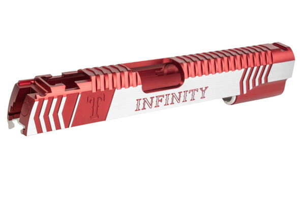 Gunsmith Bros Infinity Rangers Single Slide for Tokyo Marui Hi-Capa GBB Pistol - Red 2 Tone