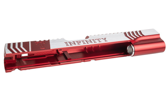 Gunsmith Bros Infinity Rangers Single Slide for Tokyo Marui Hi-Capa GBB Pistol - Red 2 Tone