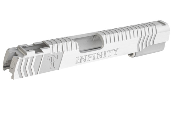 Gunsmith Bros Infinity Rangers Single Slide for Tokyo Marui Hi-Capa GBB Pistol - Silver