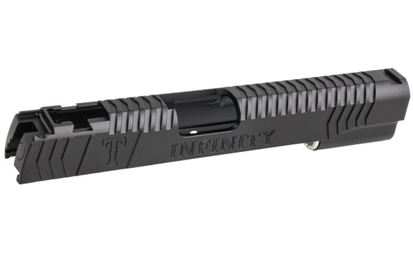 Gunsmith Bros Infinity Rangers Single Slide for Tokyo Marui Hi-Capa GBB Pistol - Black