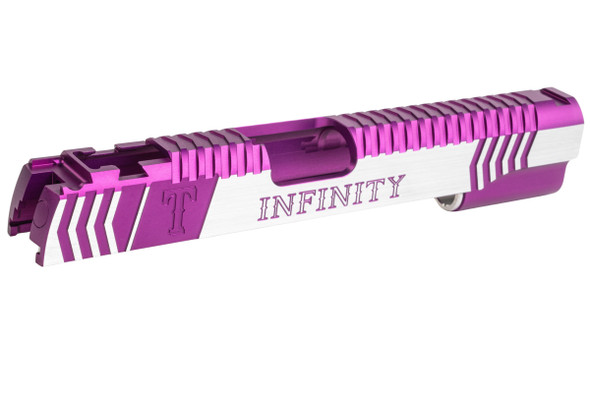 Gunsmith Bros Infinity Rangers Single Slide for Tokyo Marui Hi-Capa GBB Pistol - Purple 2 Tone