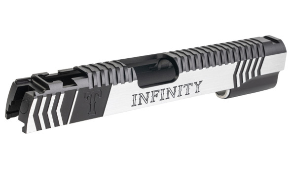 Gunsmith Bros Infinity Rangers Single Slide for Tokyo Marui Hi-Capa GBB Pistol - Black 2 Tone