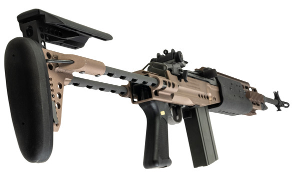 RA-TECH Custom WE M14 EBR MOD0 GBB LV3 GBB Airsoft Rifle (Titanium color) - Long Ver.