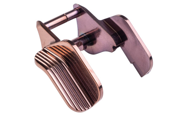 5KU Stainless Shielded Thumb Safety (Ambidextrous) for Tokyo Marui Hi Capa GBB Series - Brown