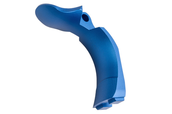 5KU IPSC Non-Functional Grip Safety (Stainless) for Tokyo Marui Hi Capa Plastic Grip - Blue