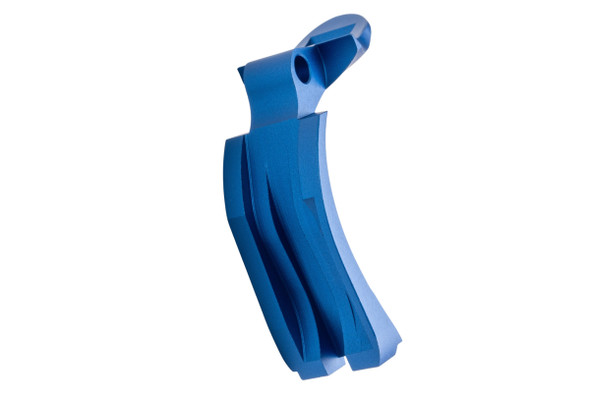 5KU IPSC Non-Functional Grip Safety (Stainless) for Tokyo Marui Hi Capa Plastic Grip - Blue