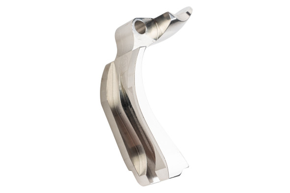 5KU IPSC Non-Functional Grip Safety (Stainless) for Tokyo Marui Hi Capa Plastic Grip - Silver