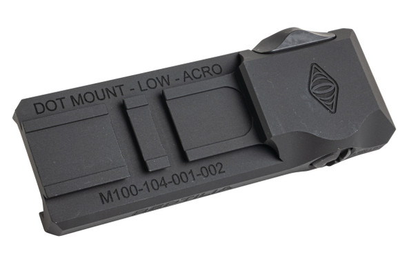 Maddog Customs ACRO Lower Profile Mount (for 20mm Picatinny Rail) - BK