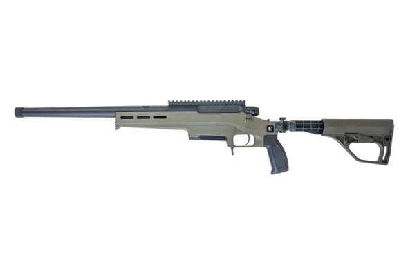 Silverback TAC 41 L Airsoft Bolt Action Rifle, Lite Chassis & Buffer Stock (OD)