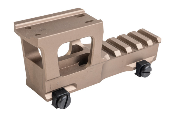 GK Tactical Micro NVG High Rise Mount (For T1 / T2 Airsoft Red Dot Sight) - DE