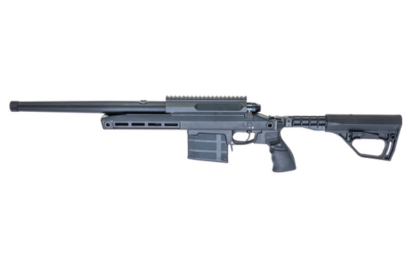 Silverback TAC 41 A2B Airsoft Bolt Action Rifle, Aluminum Chassis & Buffer Stock (Black)
