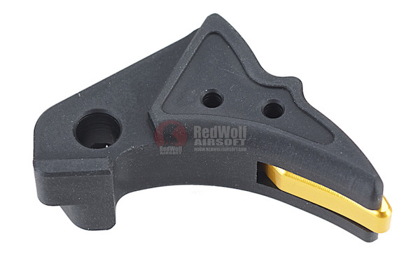 Guns Modify Aluminum Trigger for Tokyo Marui G17/18/26 GBB Airsoft (ver.3 / SA Style) - Black