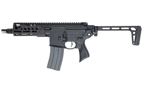 Salvo Precision MCX Rattler LT 6.75 inch MWS GBB Airsoft Rifle - BK (Stainless Steel Bolt)