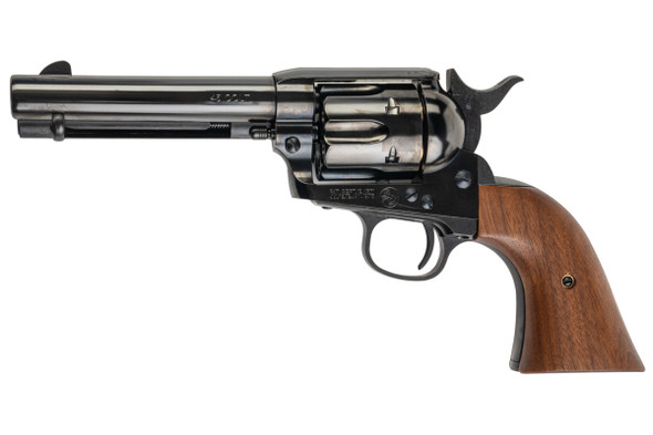 Marushin SAA 1st Gen.Late Civilian Gas Revolver (W Deep Black, Wood)